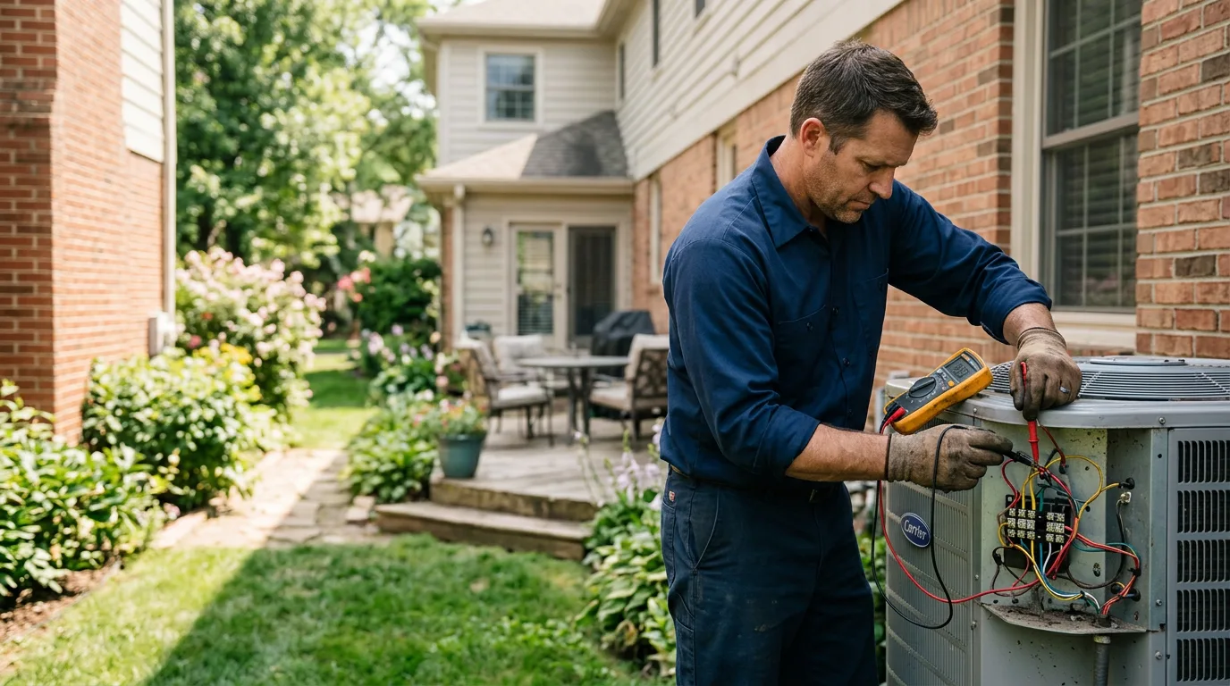 HVAC technician working near Mertens, TX